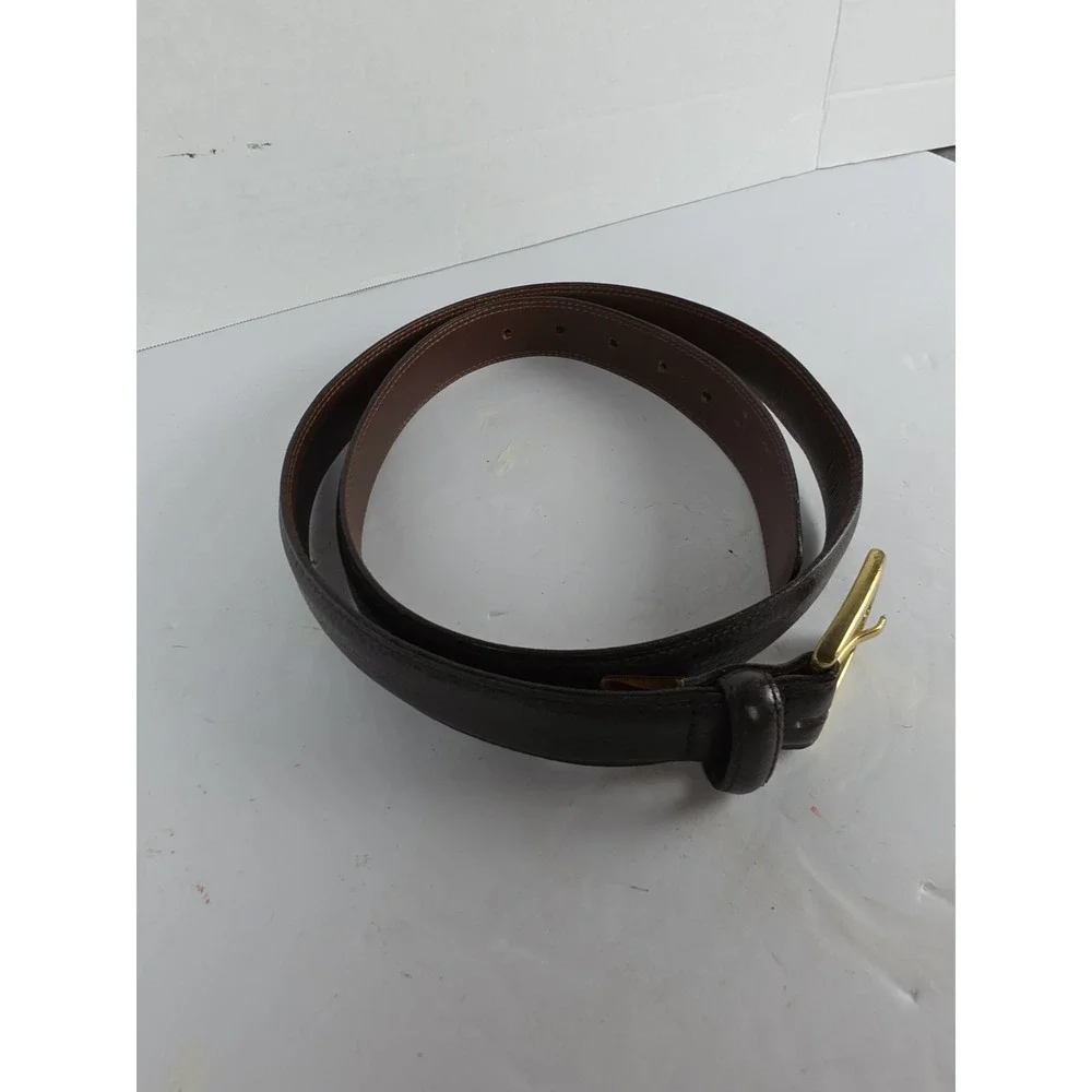 Cole Haan Leather Belt 36 Brown 1 1/4